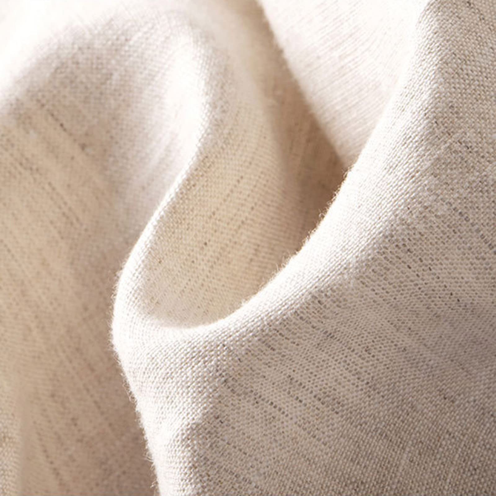 Pantalon Femme, Décontracté À Jambe Large En Coton Et Lin Pour, Idéal Pour L'Été