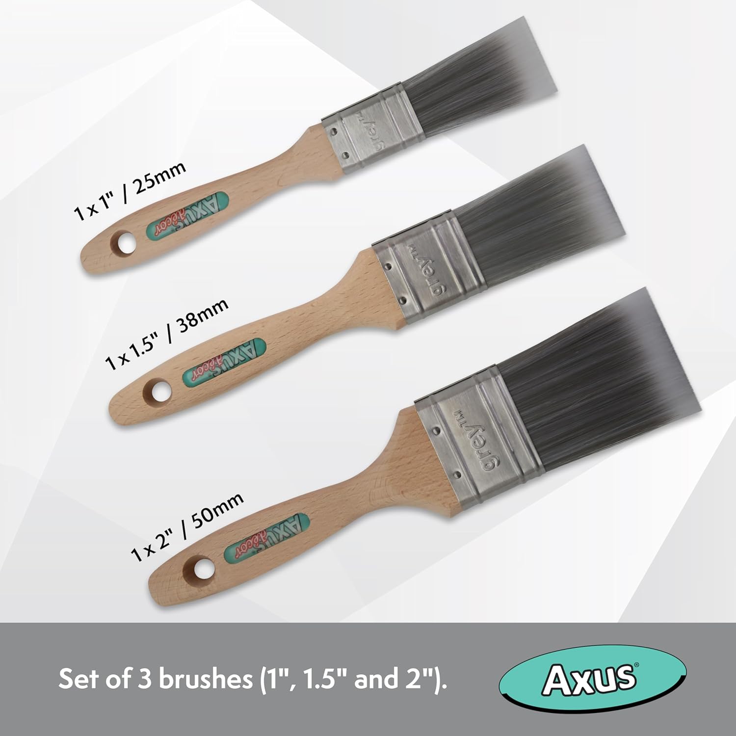 Immaculate Finish Brush Set - Grey
