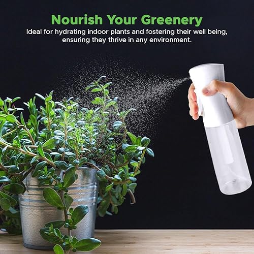 Miniatura 6 de VIGOR PATH Botella de spray vacía para el cabello, pulverizador continuo nano fino, botella de belleza reutilizable, limpieza, peinado y plantas, 5