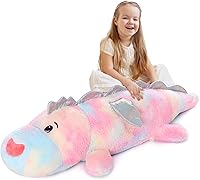 Vista 13 de Animales de peluche de dinosaurio, juguete de peluche para niñas y niños, una mamá dinosaurio con 3 dinosaurios bebés, triceratops, estegosaurio