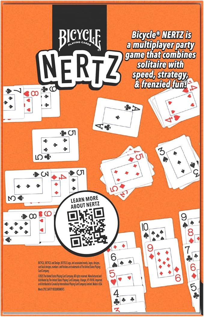 Bicycle Nertz Juego de Cartas 8 Barajas Índice Jumbo Multicolor miniatura 4