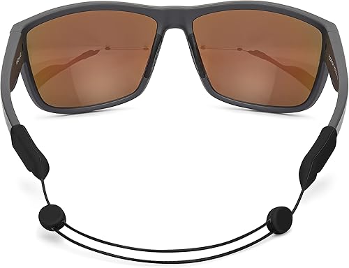 Miniatura 2 de Pilotfish Paquete de 2 correas de retención ajustables para lentes de sol, cordón universal sin cola para el cuello con extremos antideslizantes