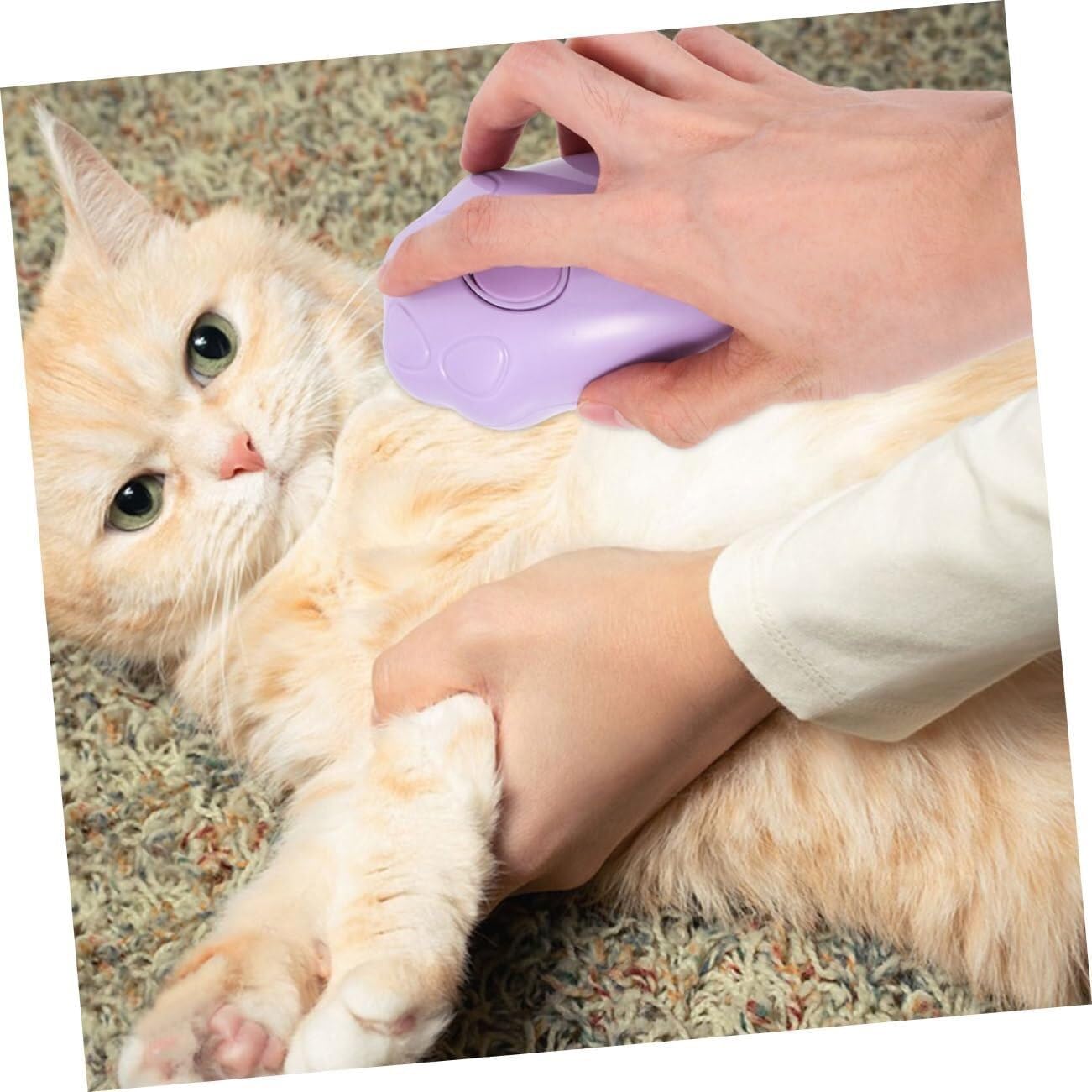 POLGDW 10 Pcs Cat Steam Brush Pets Steam Cat Brush Cat Bath Brush Cat Shower Brush Pet Massage Brush Dog Bath Brush Electric Dog Hair Brush Cat Massage Brush Pet Bathing Tool