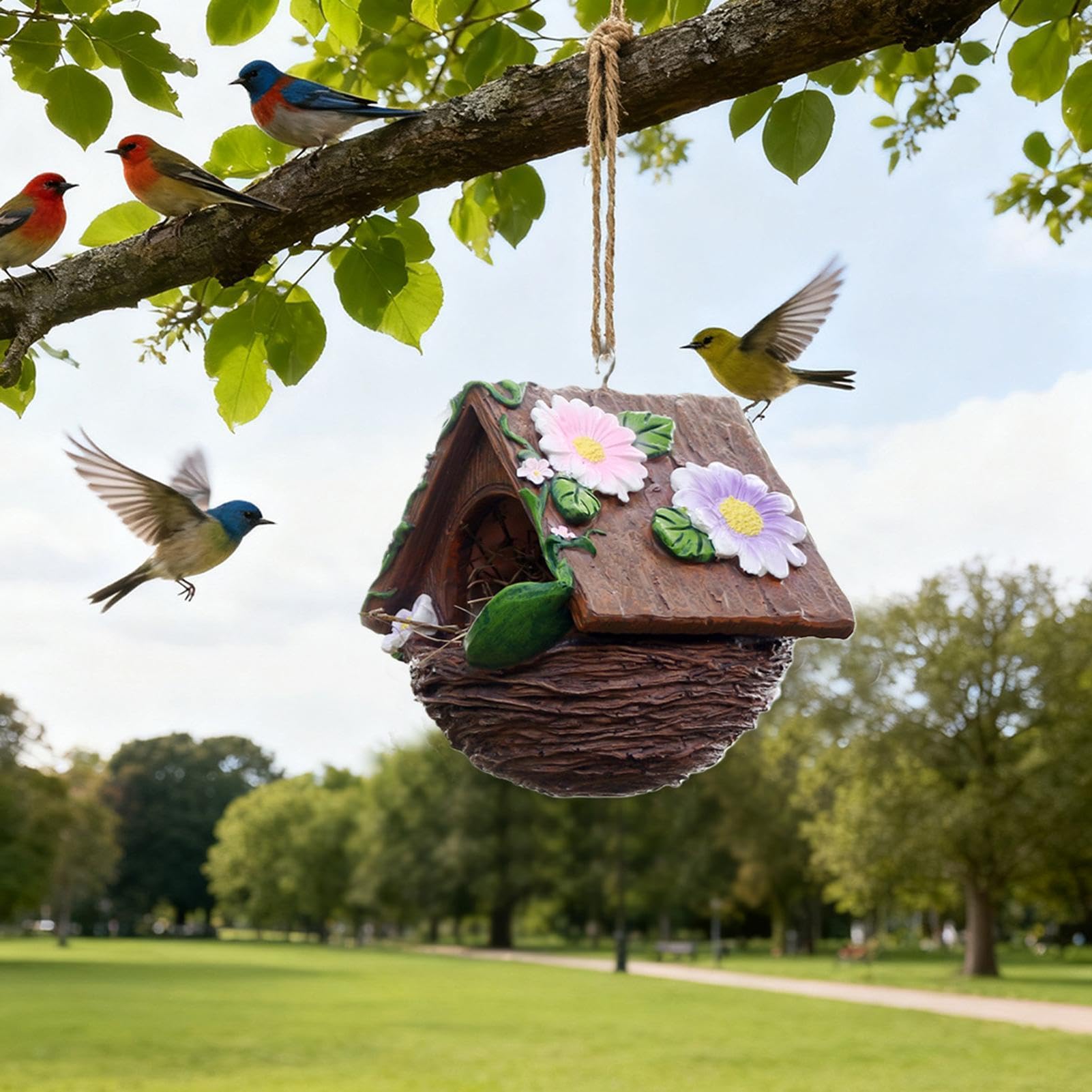 Générique Maison Nid Oiseaux Nichoir Résistant Aux Intempéries
