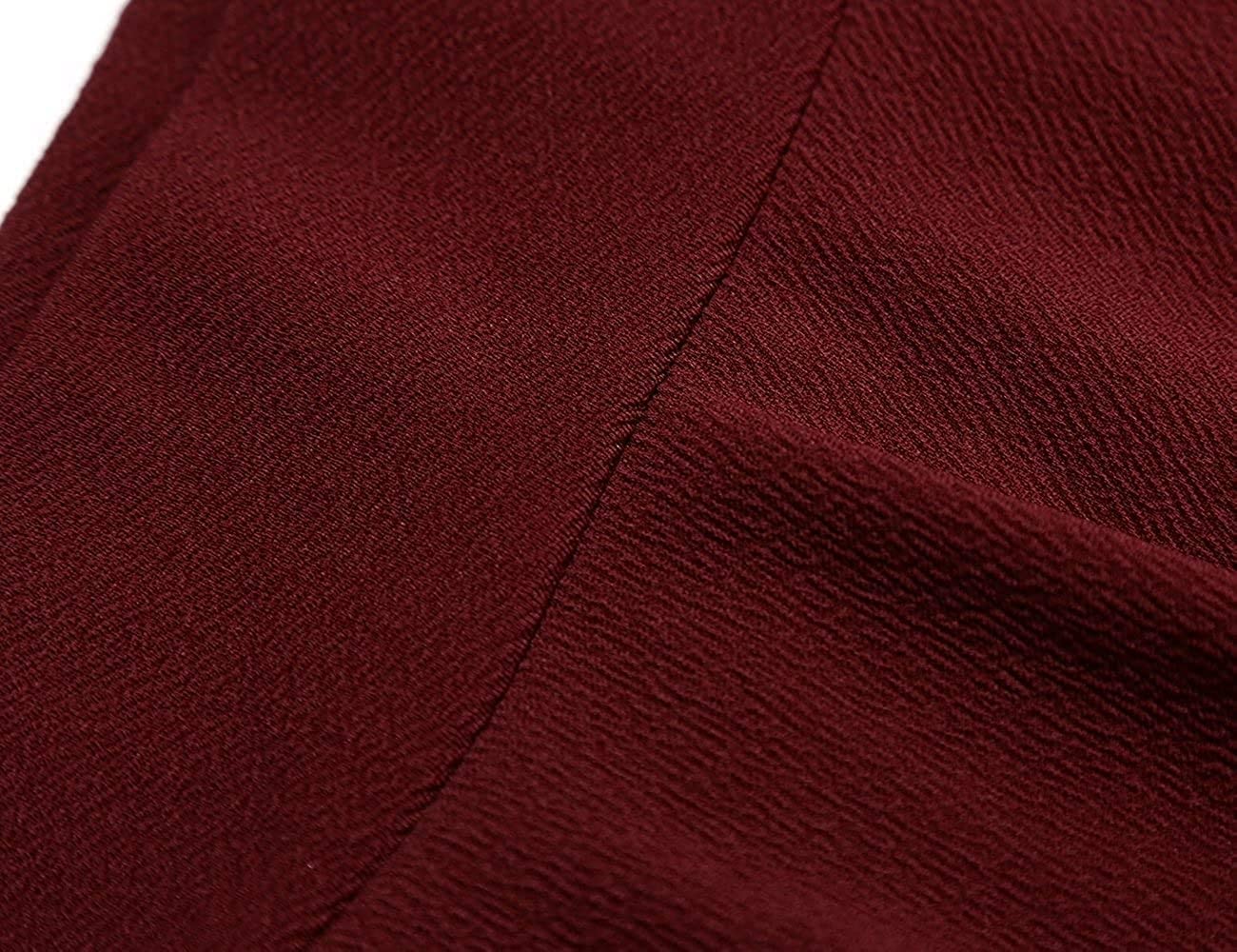 Mehrang Girl's/Women's Classic Stretchy All Time Trendy Skater Skirt with Attached Inner Shorts and Flared Inskirt (32, Maroon) 4