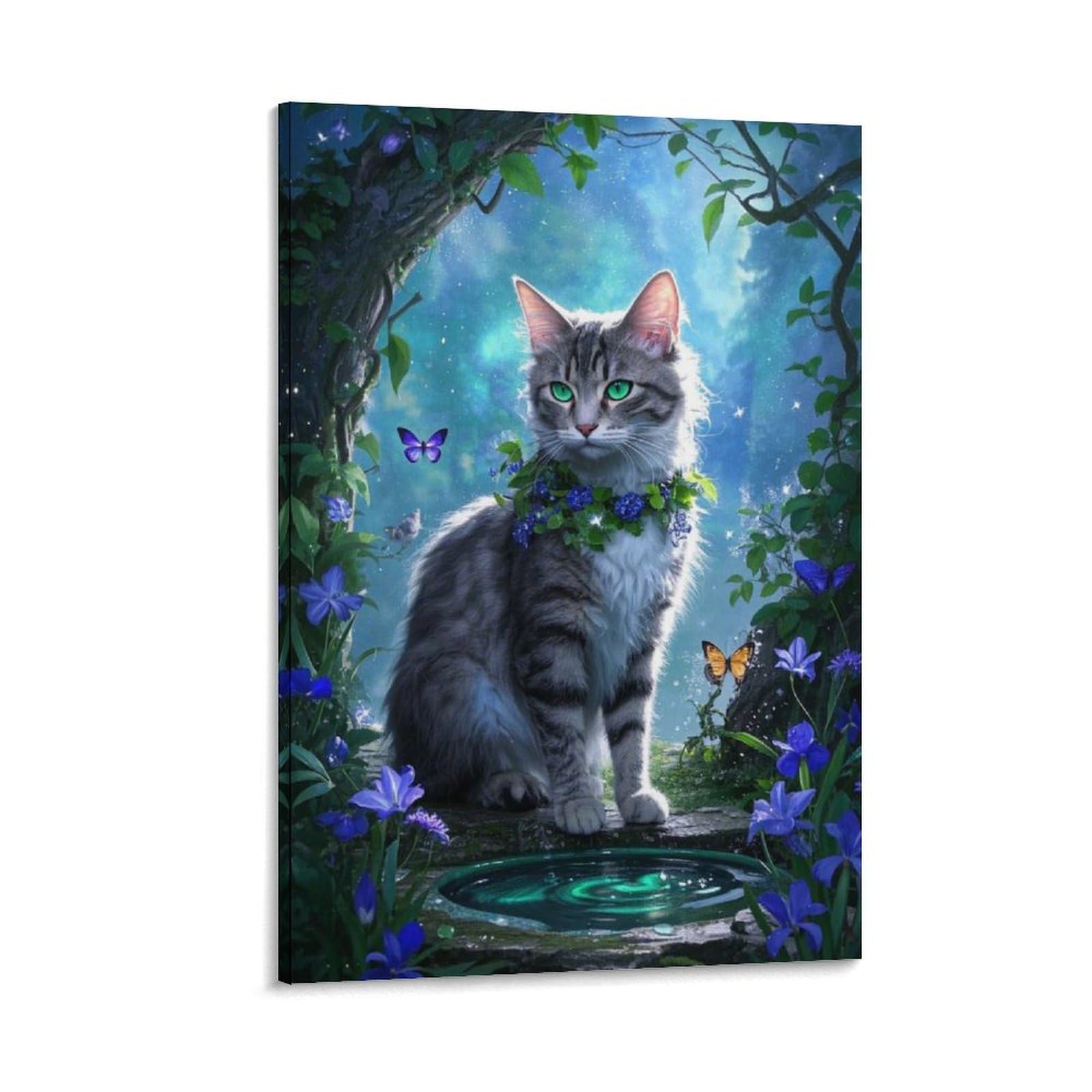 Devon Rex murale decoration affiche peinture sur toile chambre 40x60cm