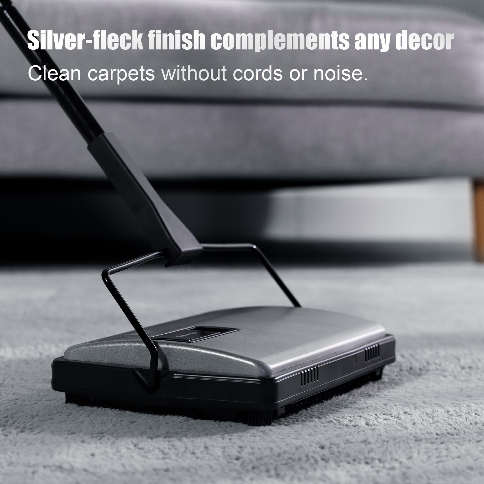 CLEANHOME Carpet Sweeper - Pet Hair & Cordless -2