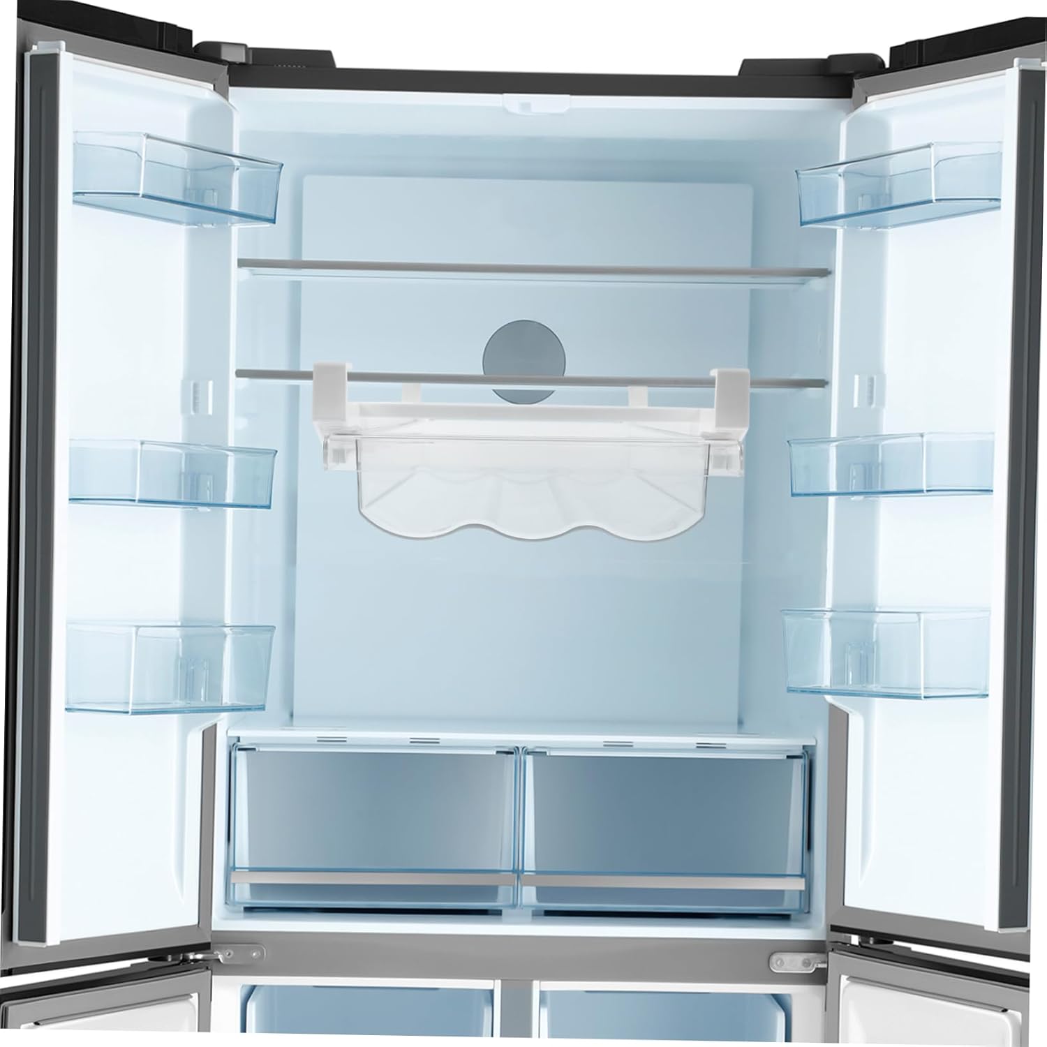 Gadpiparty 1set Convenient Organizer for Refrigerator Trays Capacity for Stackable Household Storage for Kitchen and Farm Use