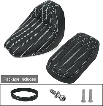 Driver Passenger Seat For Indian Super Scout Classic Bobber White | Front Rear Seat Pillion 2025-2025-up Super Scout Scout Classic Scout Bobber 101