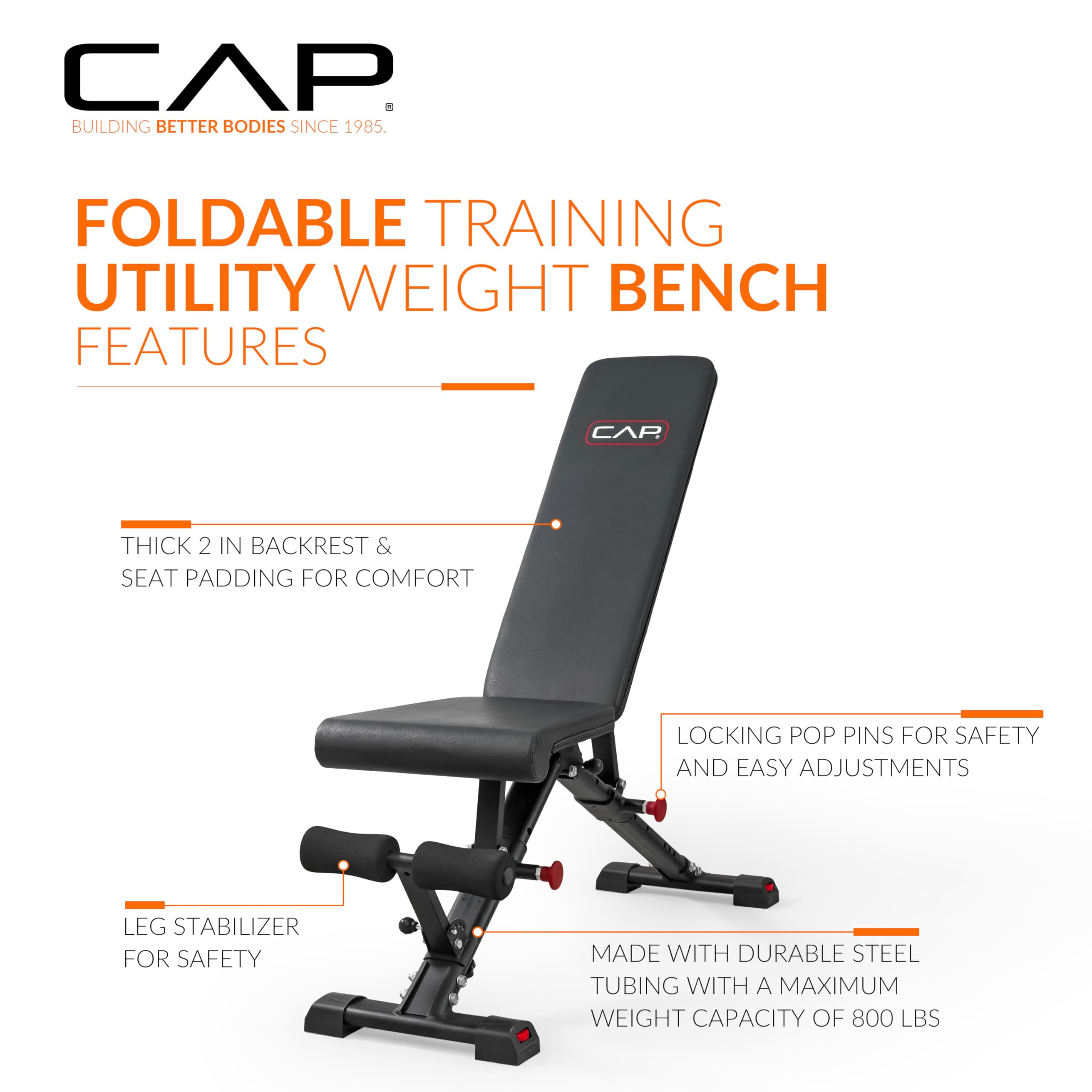 Barbell Multi-Purpose Adjustable Utility Strength Training Weight Bench | Multiple Options