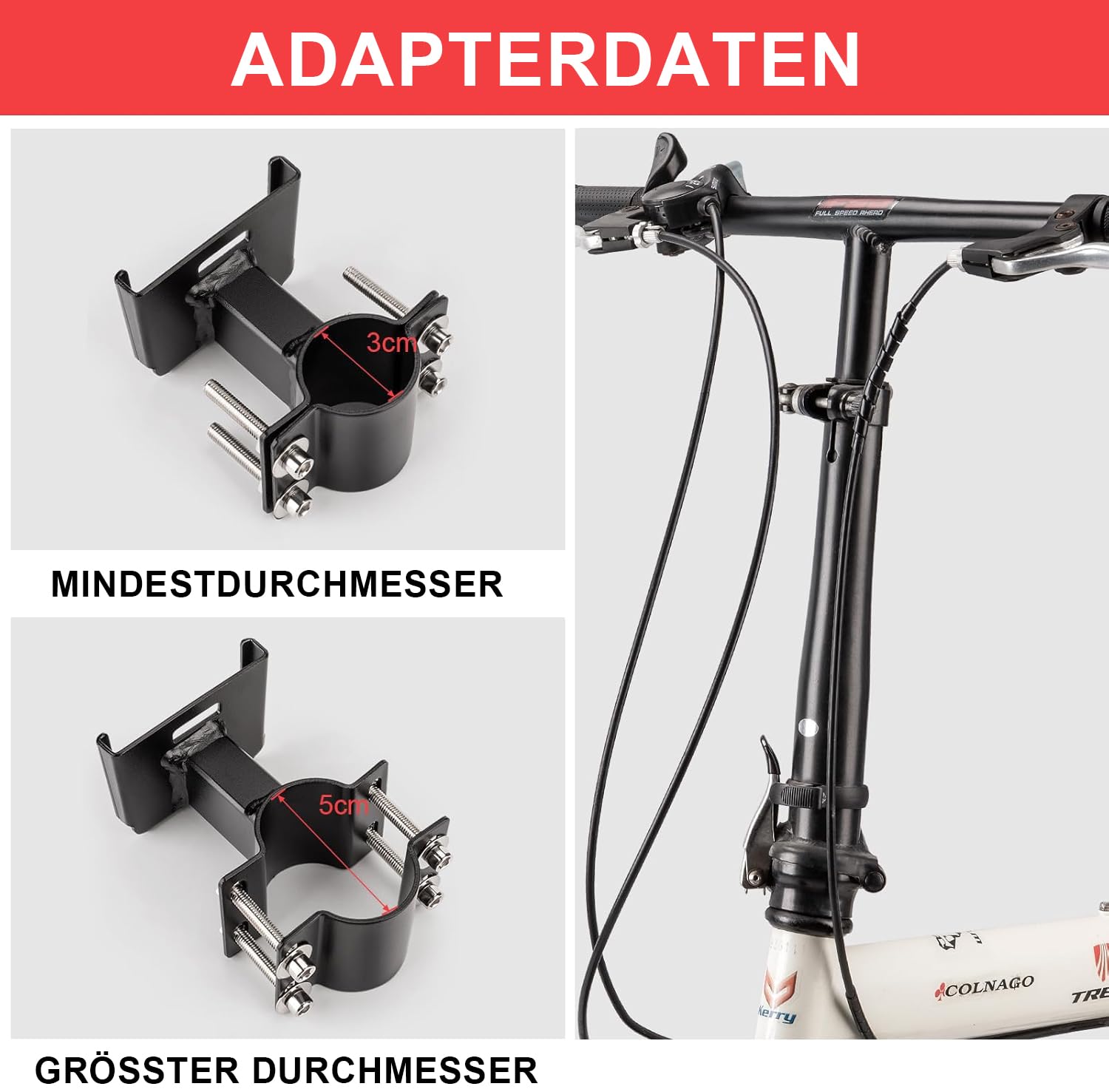 CXWXC Scooter‑Korb mit Griff – Schnell Abnehmbarer Frontkorb für E‑Scooter – Fahrradkorb mit Fester Halterung, passend für Klappräder, Tret- und Knie‑Scooter
