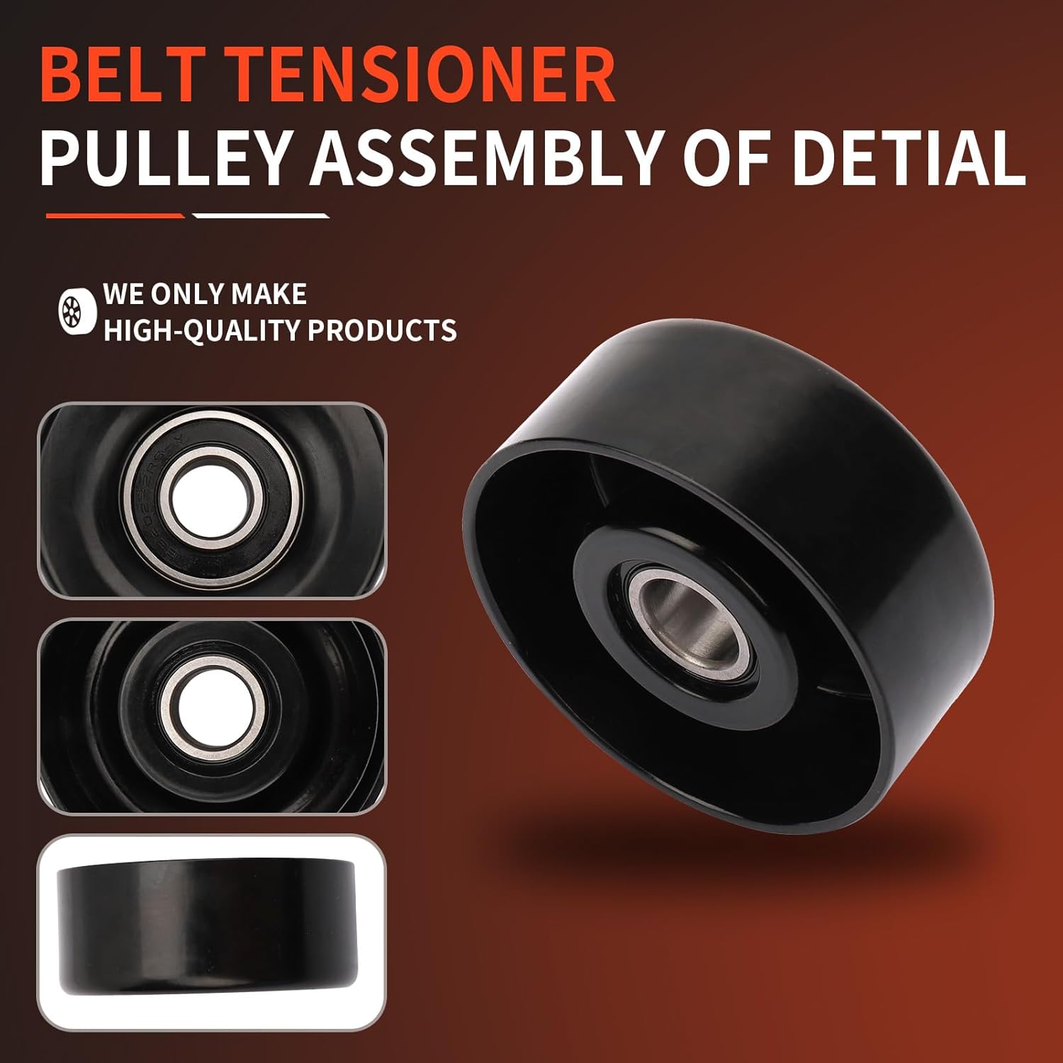 DRIVESTAR 89173 Drive Belt Idler Pulley 1999 2000 2001 2002 2003 2004 2005 2006 2007 2008 Compatible for Porsche 911 3.6L H6 Boxster Cayma 2.7L 99610211856