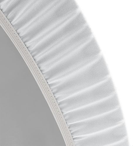 Miniatura 6 de Mantel ajustable redondo de girasol, flores amarillas rústicas en puerta de granero marrón en casa de campo en otoño, adecuado para fiestas de