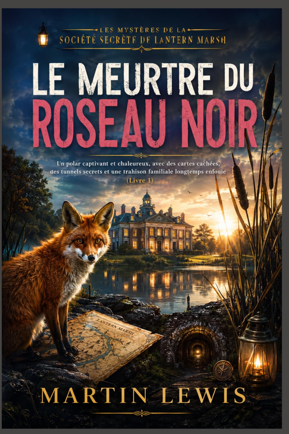 Le meurtre du roseau noir: Un polar captivant et chaleureux, avec des cartes cachées, des tunnels secrets et une trahison familiale longtemps enfouie ... de la société secrète de Lantern Marsh)