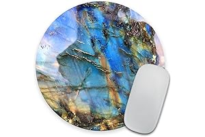 Colorful Moonstone Round Mouse Pad