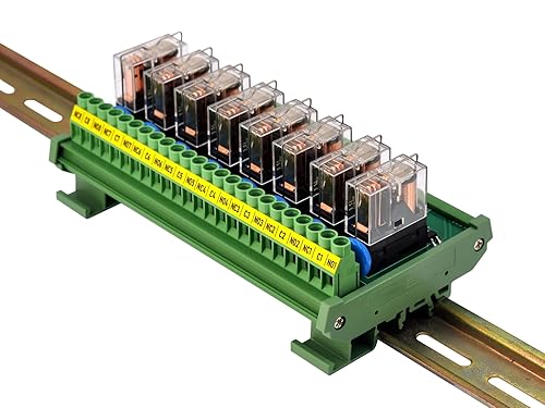 Miniatura 8 de Módulo enchufable de la retransmisión de potencia de la bobina 8-SPDT de la CADC 12V, 16A 250VAC30VDC