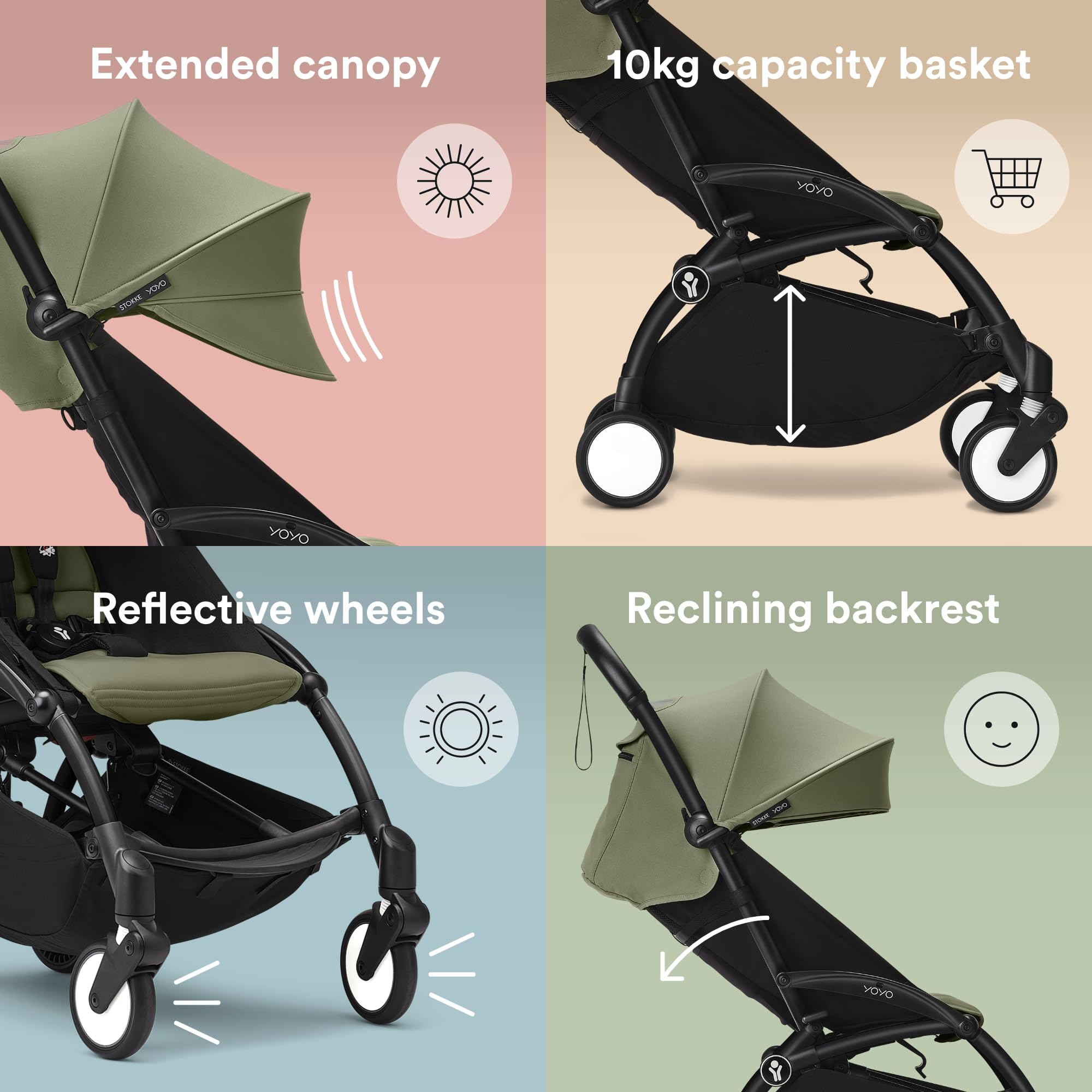 Stokke Carrinho YOYO3 Babyzen a partir de 6 meses – Inclui moldura