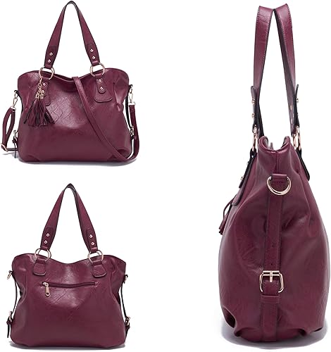 Miniatura 3 de Juego de carteras y carteras para mujer, bolso grande con cartera, 3 unidades