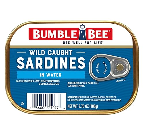 Miniatura 7 de Bumble Bee - Sardinas en aceite, lata de 106 g - Capturadas silvestres, sin gluten, Keto, Kosher, ingredientes limpios