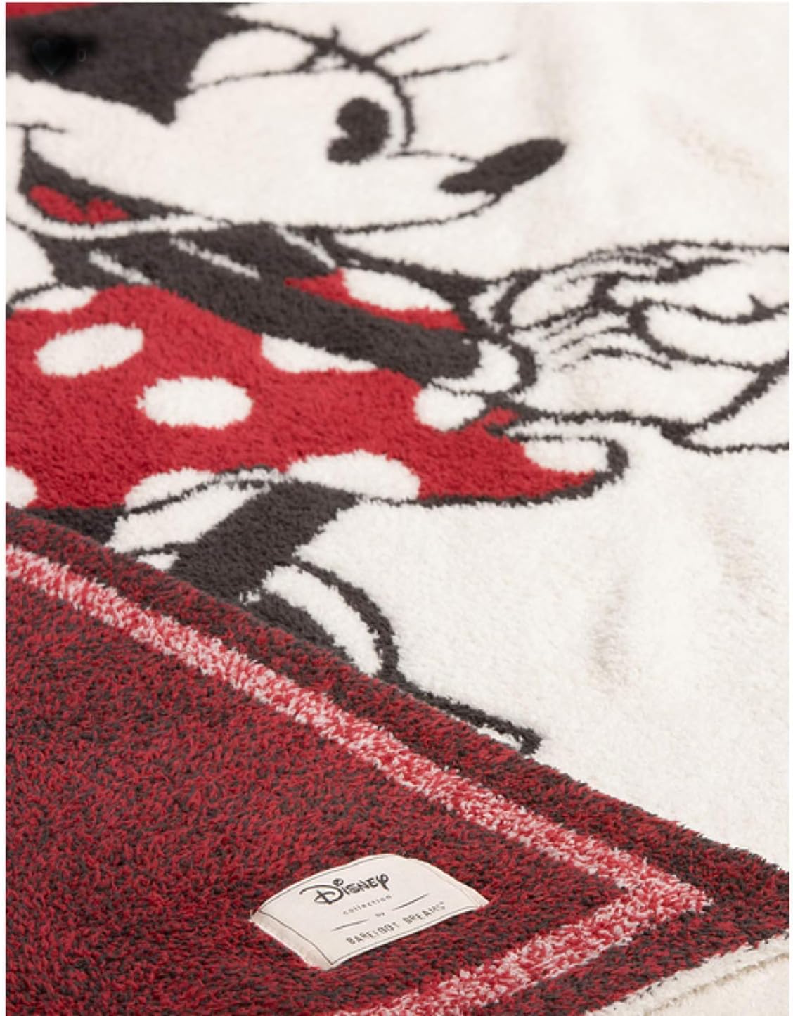 Barefoot Dreams CozyChic® Classic Disney Mickey & Minnie Mouse Baby Blanket 30"x40", Cream Multi