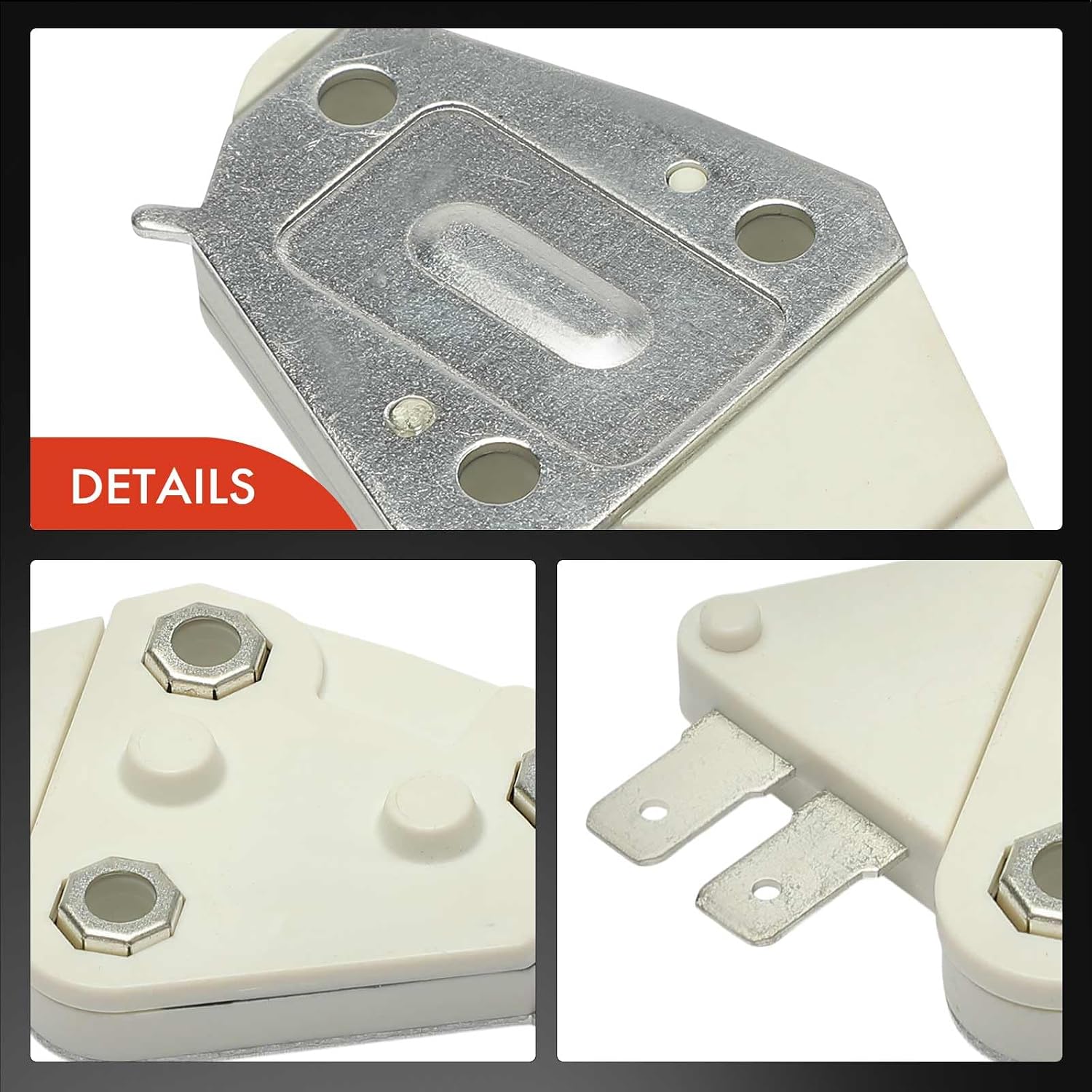 A-Premium 14.6V Alternator Voltage Regulator Compatible with Chevrolet Camaro, Caprice, C10 C20 Suburban & Buick LeSabre, Regal, Apollo, Century, Electra, Estate Wagon, Riviera & Cadillac Calais