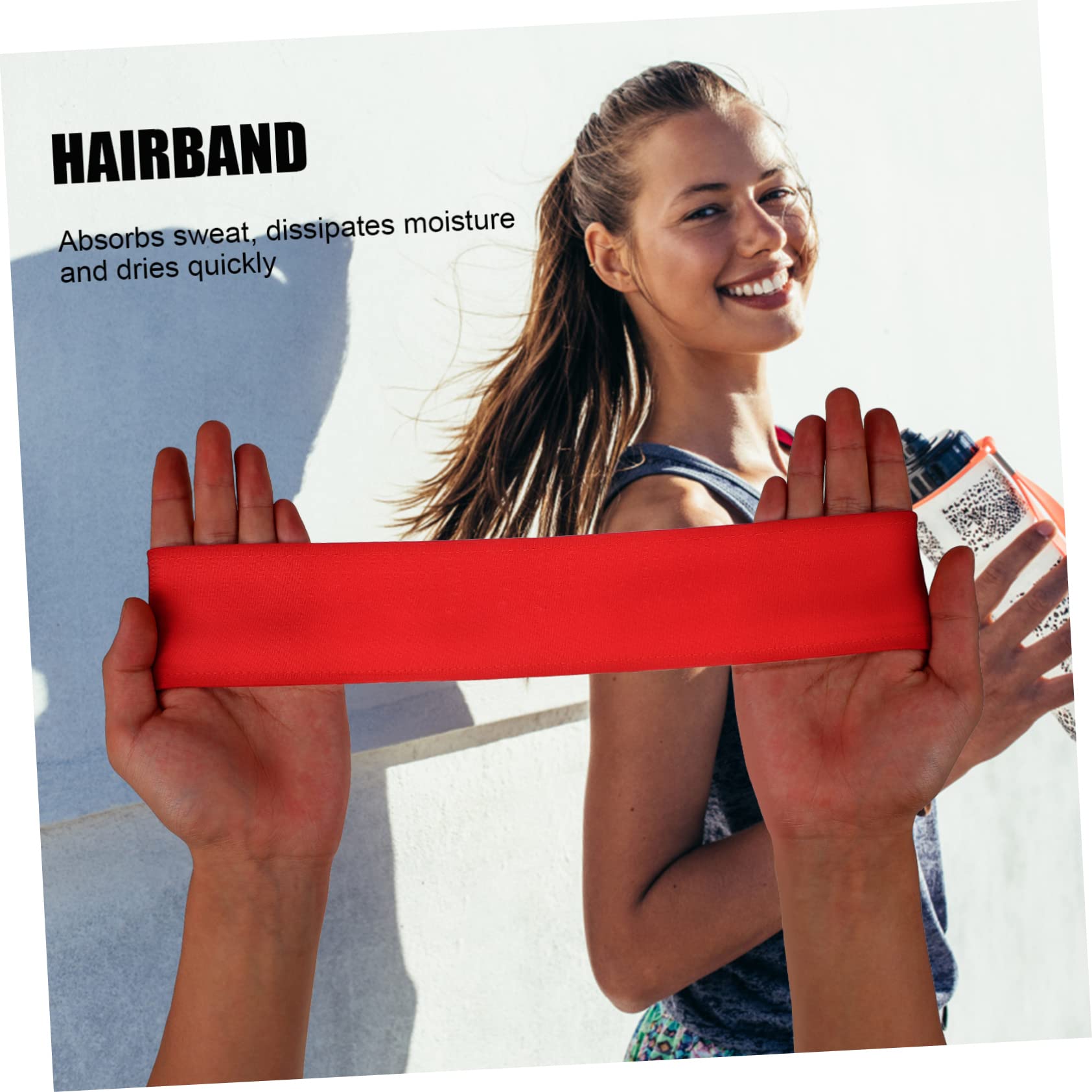 YARNOW 12pezzi Fasce Assorbenti Per Headband Regolabili Per Tennis Yoga e Allenamenti Resistente