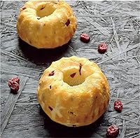 Vista 5 de robebeee Molde Kugelhoft hueco de acero al carbono redondo de 4 pulgadas con forma rectangular redonda de 4 pulgadas, molde para tartas, utensilios