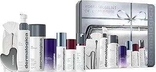 Dermalogica Your Moment of Expertise – Expert Level Skin Care Routine Set Includes 6 Products, Headband, Gua Sha, Fan Brush