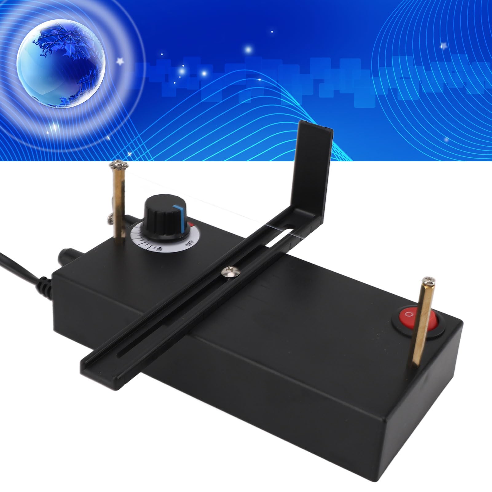 Electric Heat Cutting Machine, Hot Knives Rope Cutter Portable Easy Use for Ribbons (US Plug 110V)