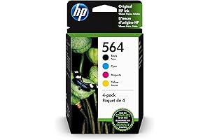 Original HP 564 Black, Cyan, Magenta, Yellow Ink Cartridges (4-Pack)