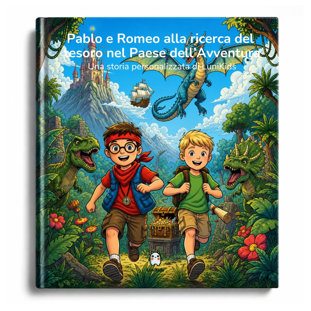 Libro per Bambini Personalizzato in Stile Fumetto – Storia Unica e Illustrazioni Personalizzate | Avventura su Misura con Nome, Personaggio, Tema e Trama | Regalo per Bambini (Copertina flessibile)