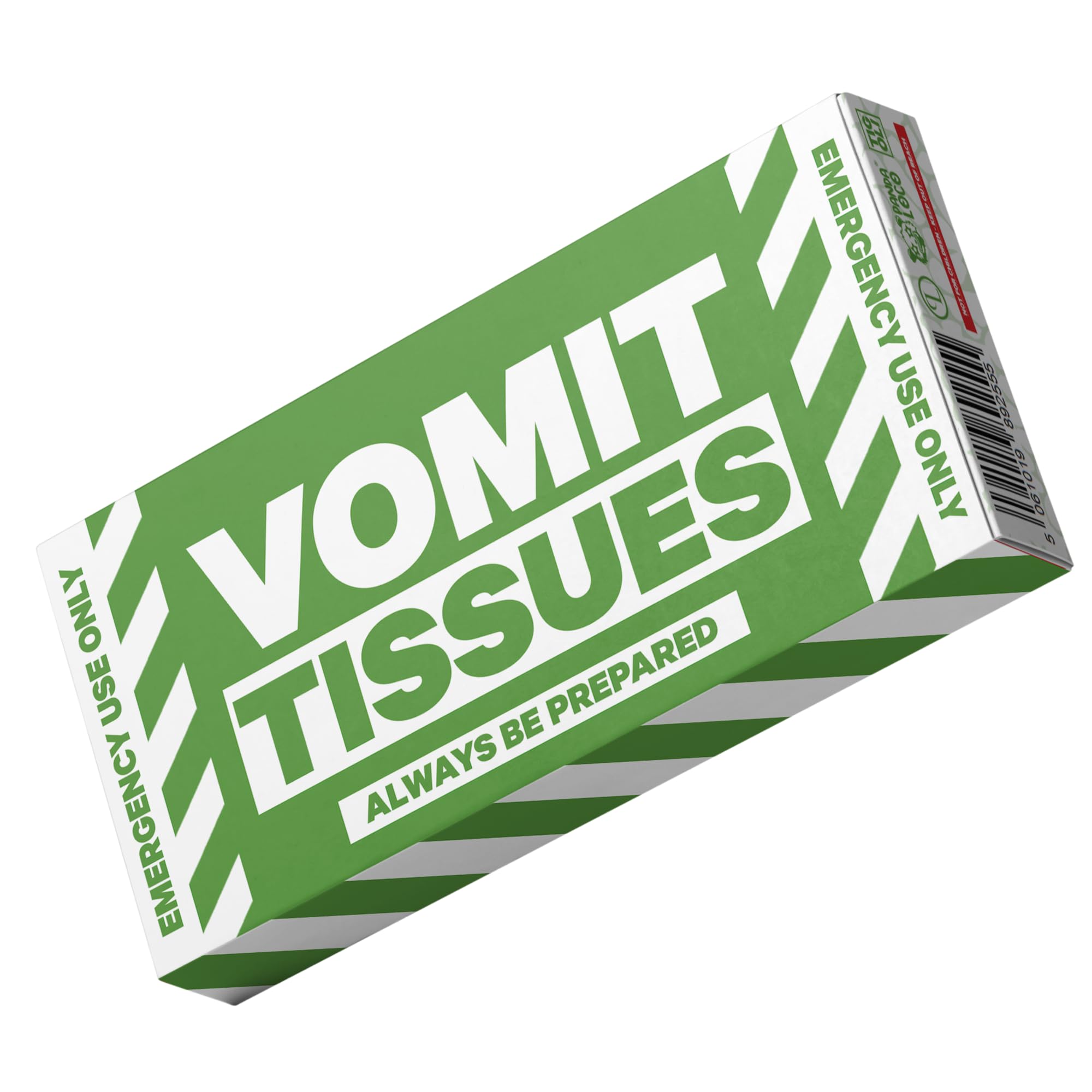 Wank/Shart/Vomit Taschentücher mit Box Witz Gag Funny + Biohazard Beutel (Erbrochenes Taschentücher)