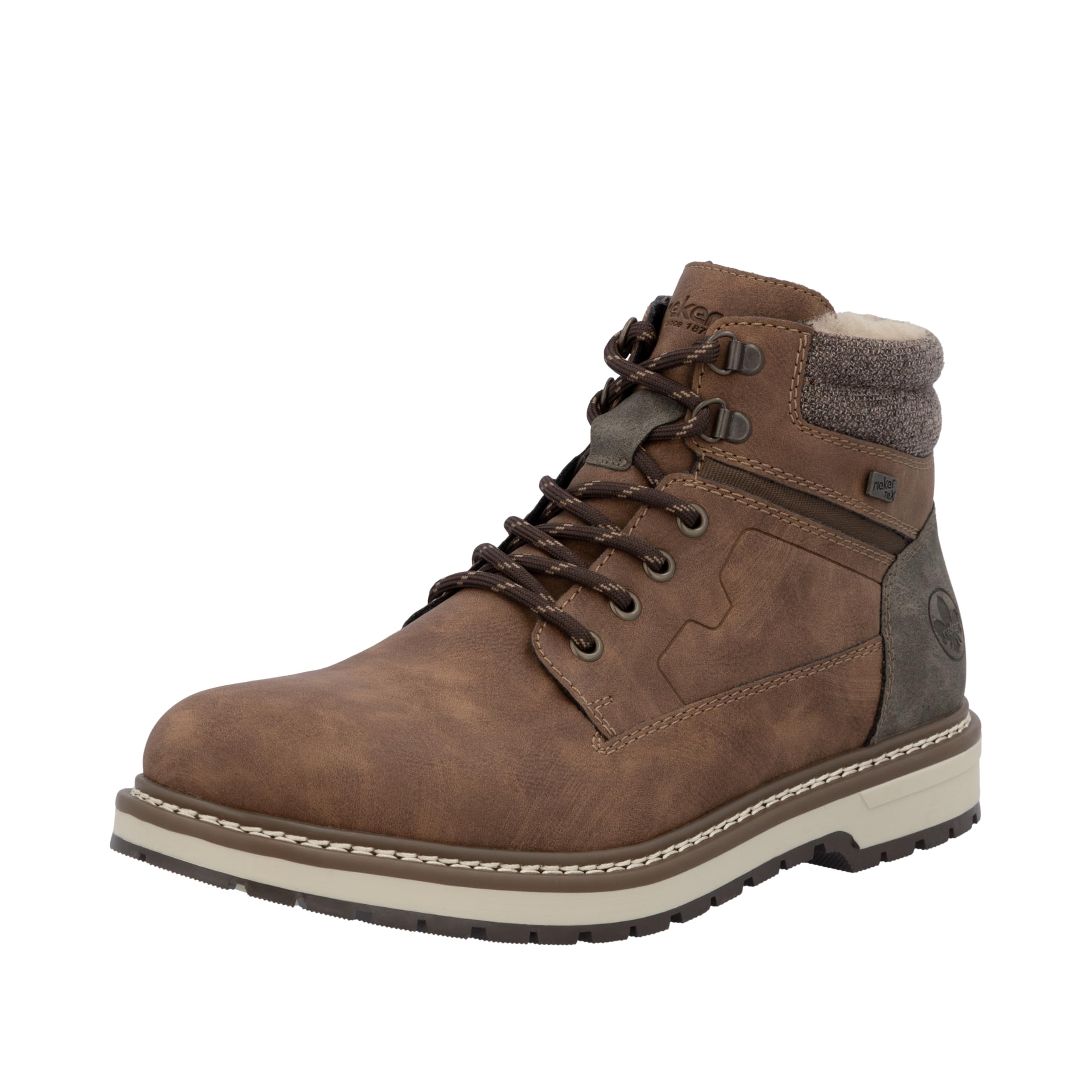 Rieker Men's F3811 Lace-Up Boots, Brown, 40 EU, brown, 6.5 UK