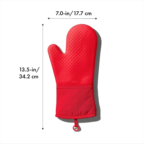 OXO GG Silicone Oven Mitts Red