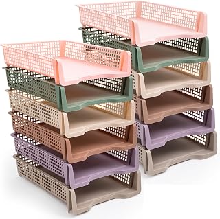 Geetery Turn in Trays Classroom, Terrazzo Color, Set of 12