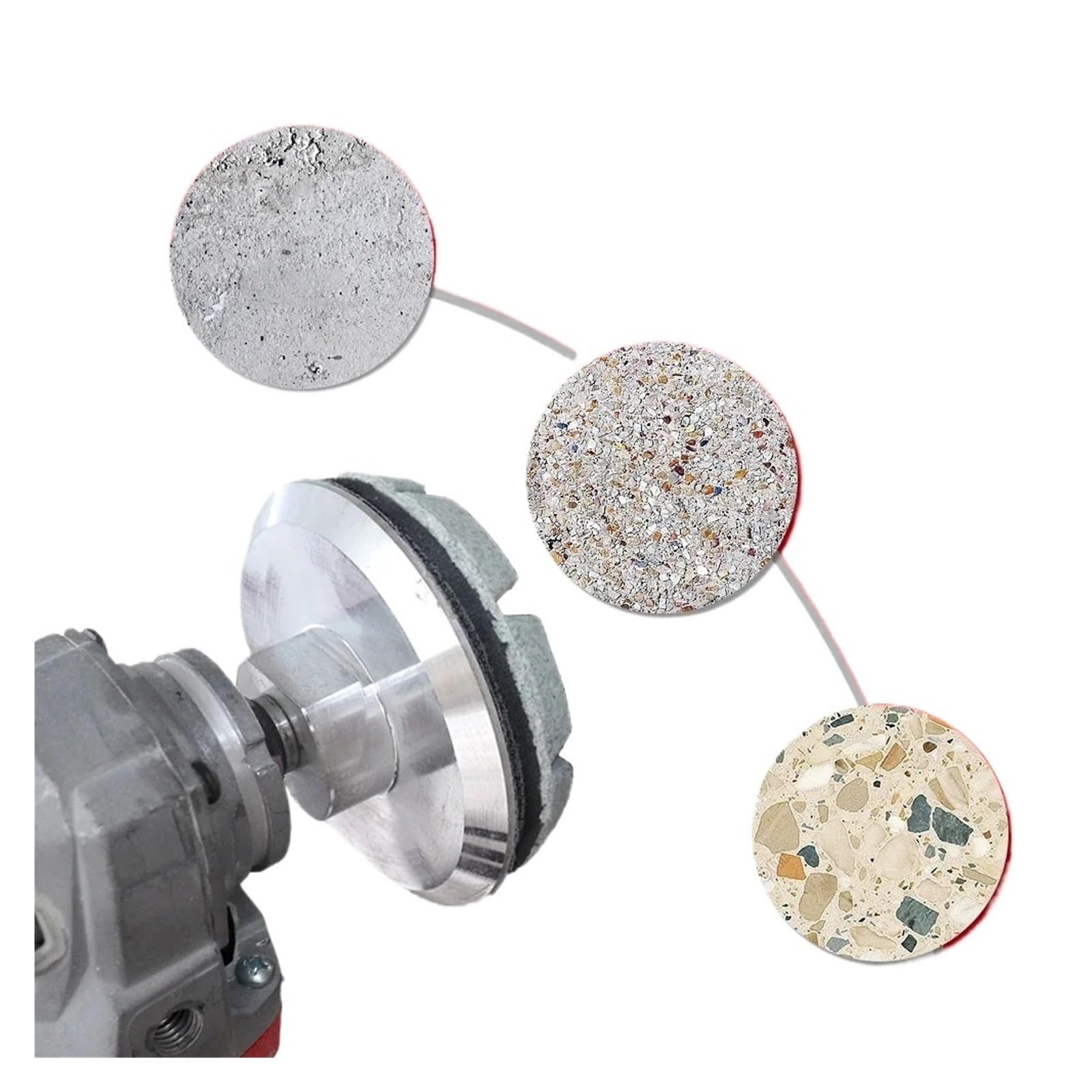 Polierpad-Set, universelle Passform, 80 mm, Bodenoberflächenbehandlung | 9 Stück Schleifscheiben for Bodenrenovierungs- und Oberflächenreparaturarbeiten(9pcs grit 100)