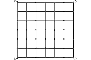 iPower Elastic Trellis Netting for 3x3FT Grow Rooms-The Reliable Cultivation Support System