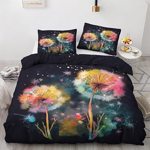 Miniatura 14 de Funda de edredón de playa tamaño matrimonial Juego de ropa de cama Sunset Sea 3 piezas Funda de edredón de microfibra suave con lazos