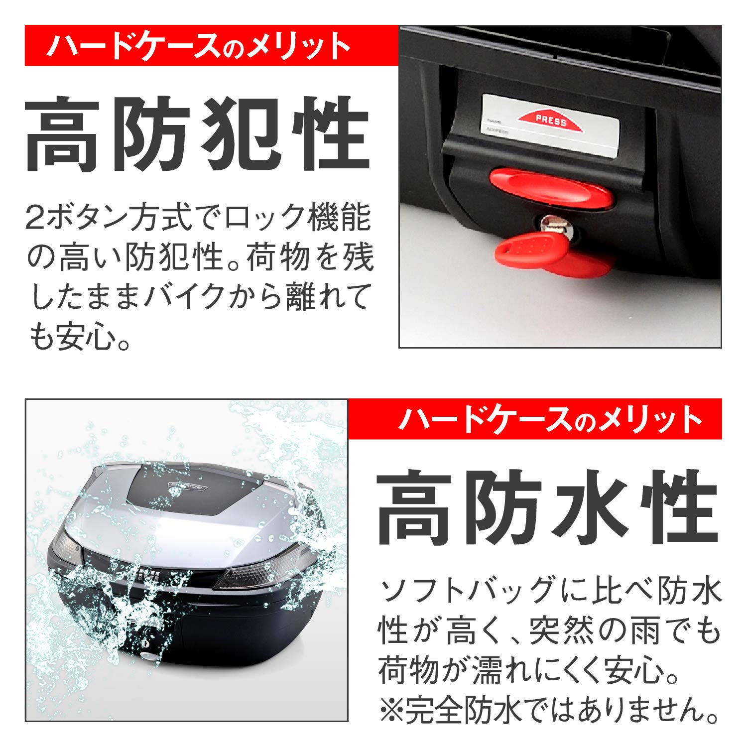 Amazon | GIVI(ジビ) バイク用 リアボックス モノロック 47L BLADE 