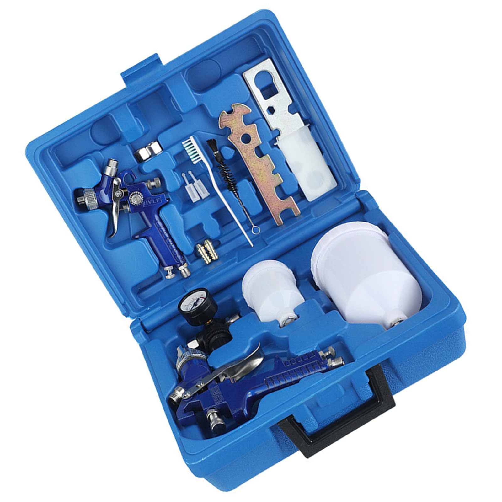 Ergonomic Painting Tool Collection Includes 1.4mm and 1.0mm Nozzles for Various Coating Needs Portable Sprinkle Set