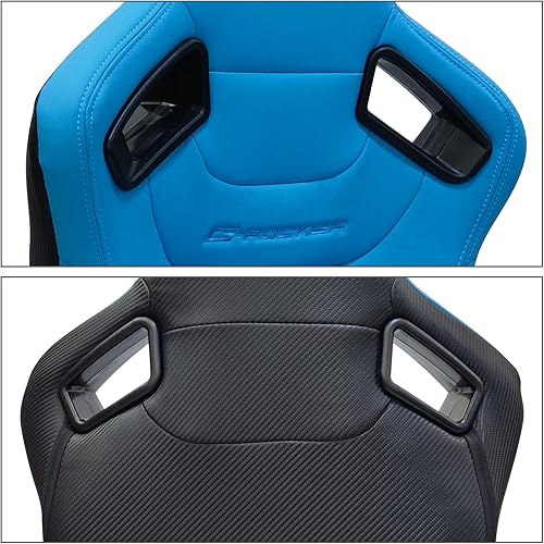 Miniatura 5 de FREEMOTOR802 Asientos universales de carreras, asientos deportivos reclinables con control deslizante de doble bloqueo ajustables, 1 par (lado del