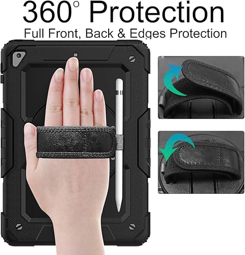 Miniatura 5 de DuraSafe Cases Funda resistente para iPad de 10.2 pulgadas 9 8 7 2021 2020 2019 iPad de 9  8  7 generación A2197 A2270 A2602 MW762LLA MYLC2LLA