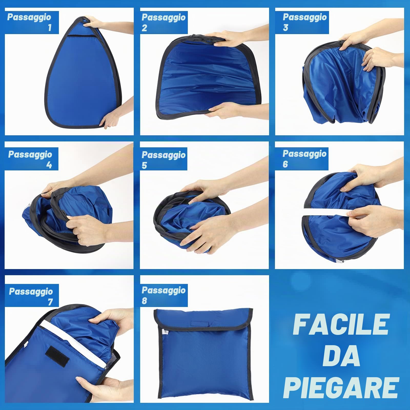 Mini Tenda Parasole da Spiaggia Pop Up Beach, Protezione UV, Istantanea con Custodia, Leggera Impermeabile per Campeggio e Viaggi