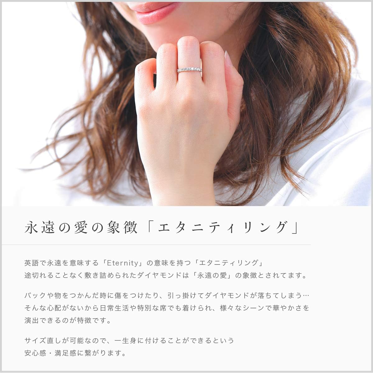 Amazon Legan レガン ハーフ エタニティリング プラチナ 7号 0 5ct 10石 指輪 Pt900 婚約指輪 ダイヤモンド リング 通販