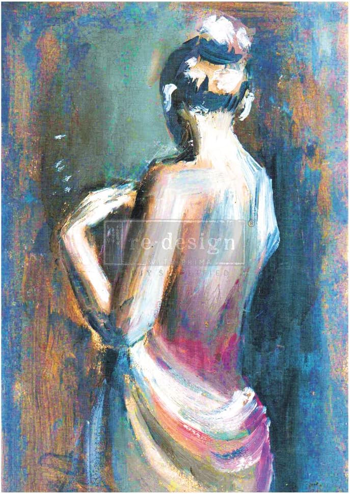 Redesign With Prima Redesign A1 Decoupage Rice Paper (Mulberry Tissue Paper) Harmony 23.4"x33.1" 655350653774