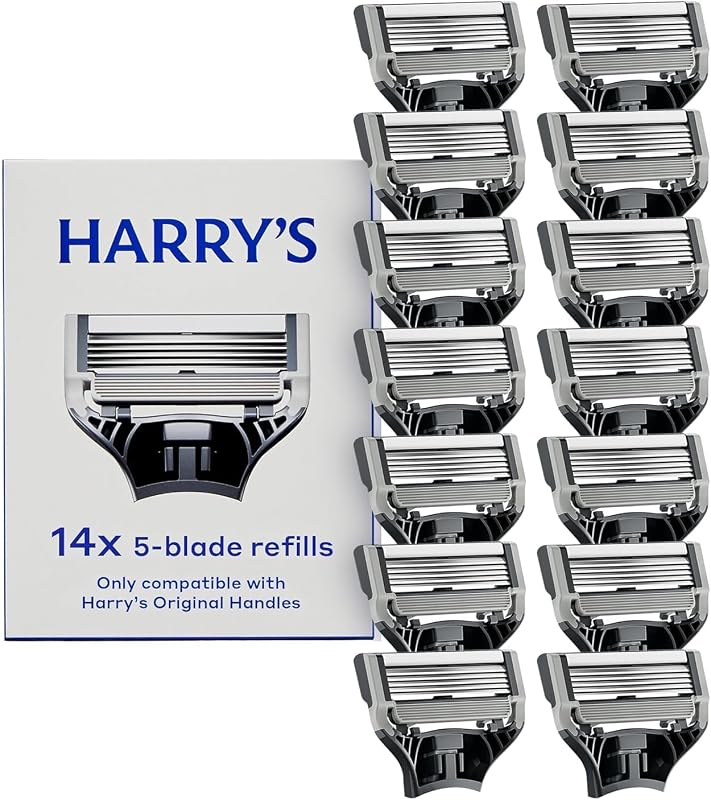 Cuchillas de afeitar originales de Harry para hombres, 14 unidades