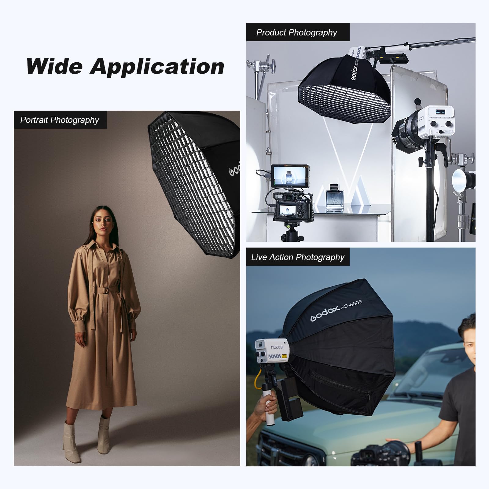 Amazon.com : Godox AD-S60S Softbox Godox Mount Softbox 60cm/23.6
