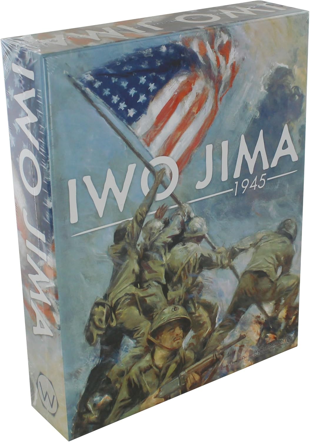 Worthington Games Iwo Jima 1945, WWII Pacific Battle Solitaire Board Game, for Adults Ages 18+
