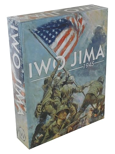 Worthington Games Iwo Jima 1945, WWII Pacific Battle Solitaire Board Game, for Adults Ages 18+