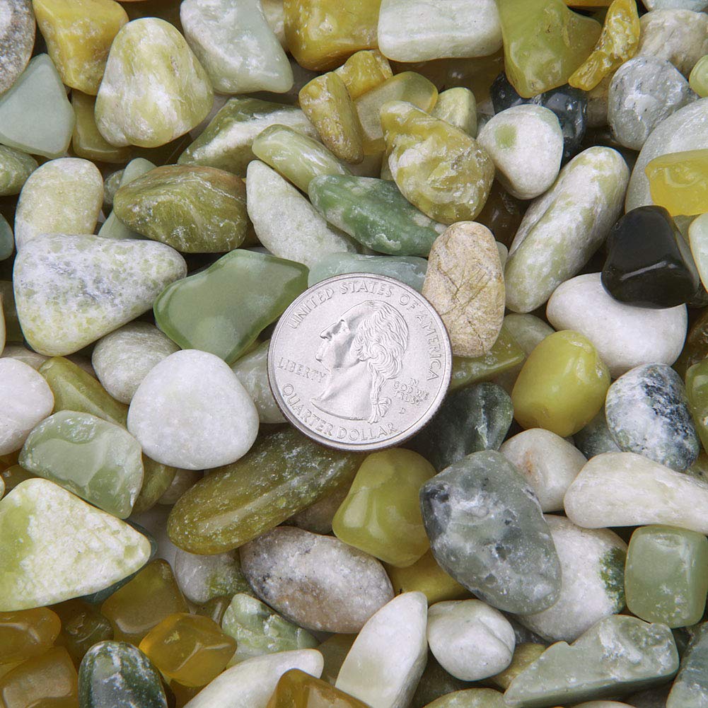 Amazon.com: Crystal and Gemstone Rocks for Plants, Succulents, Fairy Garden  Big 3lb Bulk Bag  10-15mm Natural Tumbled Crushed Jade Pebbles for  Decorating Bonsai Trees, Zen Garden, Succulent Plants : Patio, Lawn